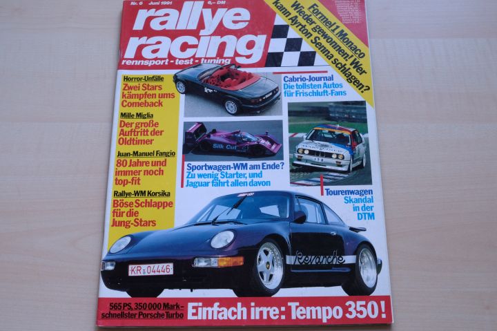 Deckblatt Rallye Racing (06/1991)